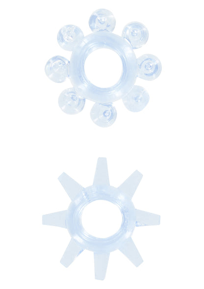 ToyJoy Manpower Power Stretchy Rings 2pcs BLUE - 2