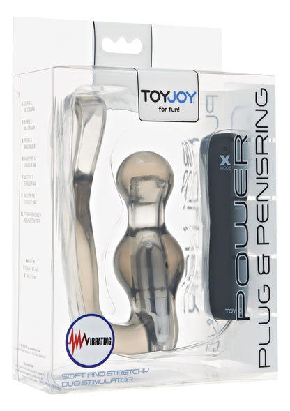 ToyJoy Manpower Power Plug & Penisring Vibrating GREY - 0