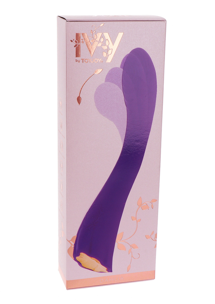 ToyJoy Ivy Dahlia G-Spot Vibrator PURPLE - 3