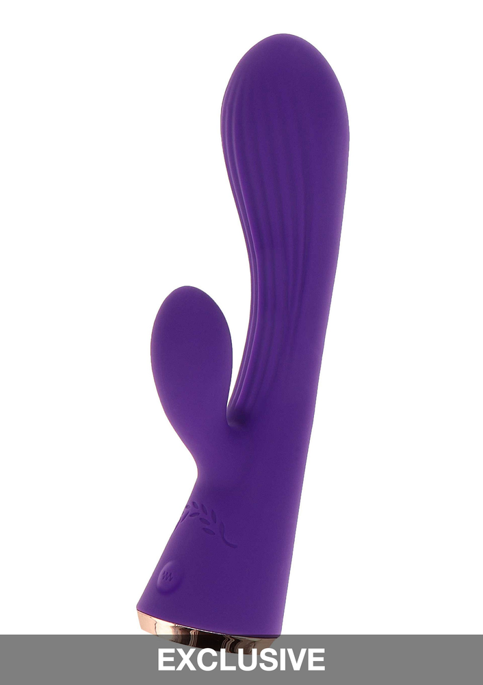 ToyJoy Ivy Iris Rabbit Vibrator PURPLE - 4