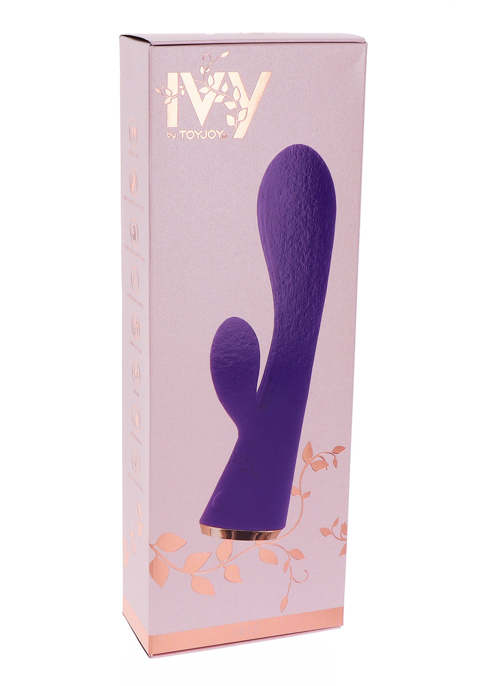 ToyJoy Ivy Iris Rabbit Vibrator PURPLE - 3