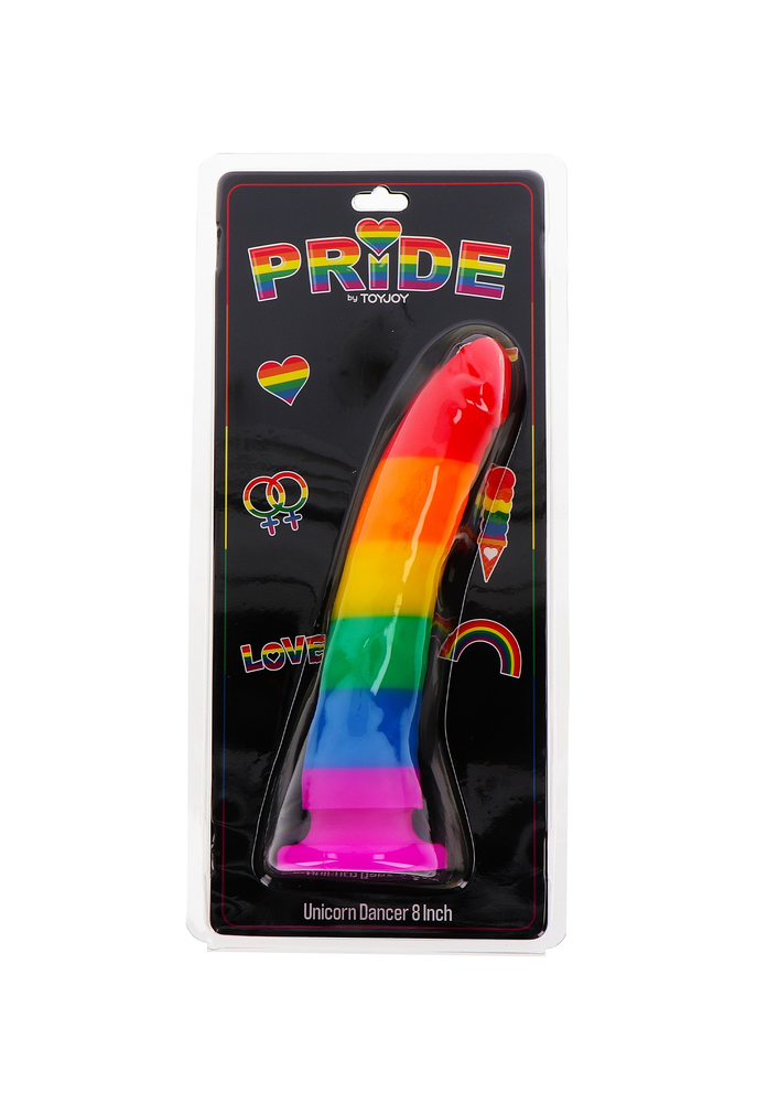 ToyJoy Pride Unicorn Dancer 8' RAINBOW - 2