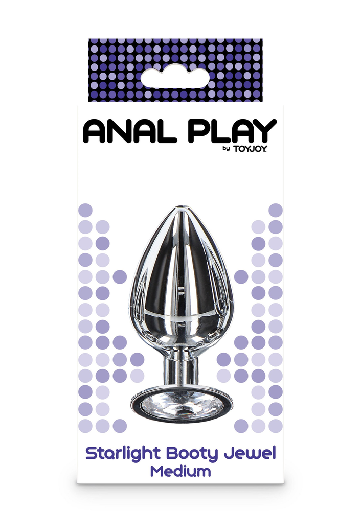 ToyJoy Anal Play Starlight Booty Jewel Medium SILVER - 0