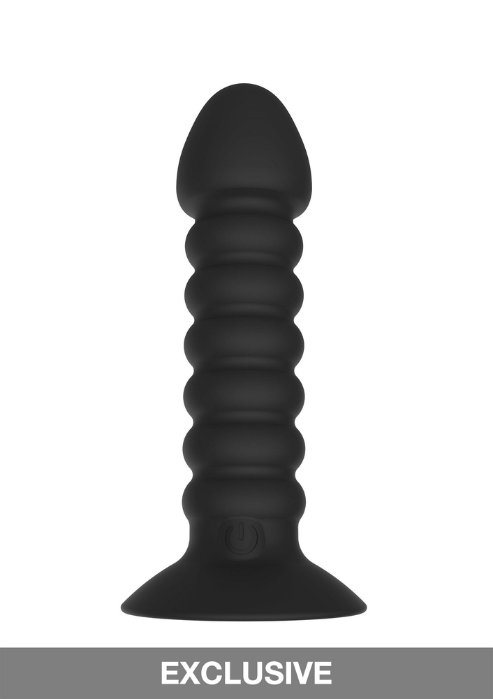 ToyJoy Anal Play Vibrating Anal Plug Medium BLACK - 46