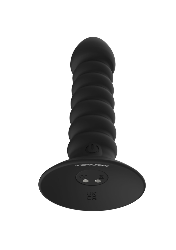 ToyJoy Anal Play Vibrating Anal Plug Medium BLACK - 50