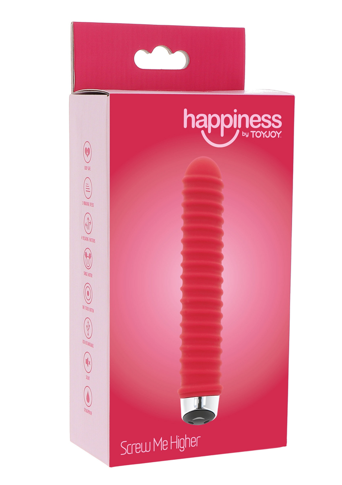 ToyJoy Happiness Screw Me Higher Vibe RED - 2