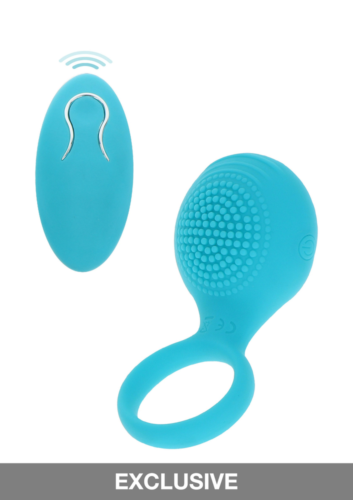 ToyJoy Happiness Tickle Brush C-Ring BLUE - 7
