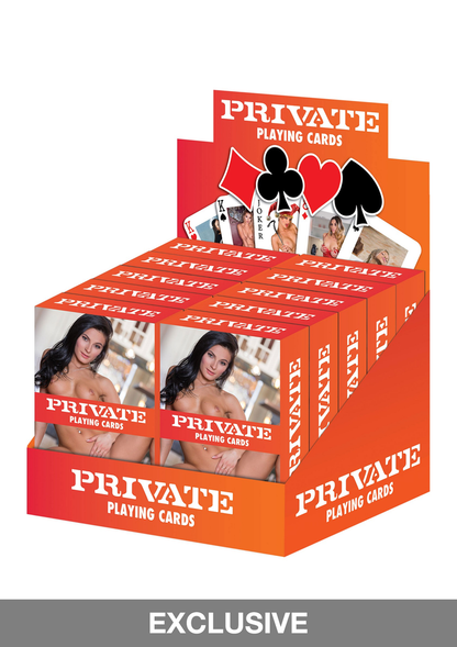 PRIVATE Playing Cards Disp 10p MULTICOLOR - 1