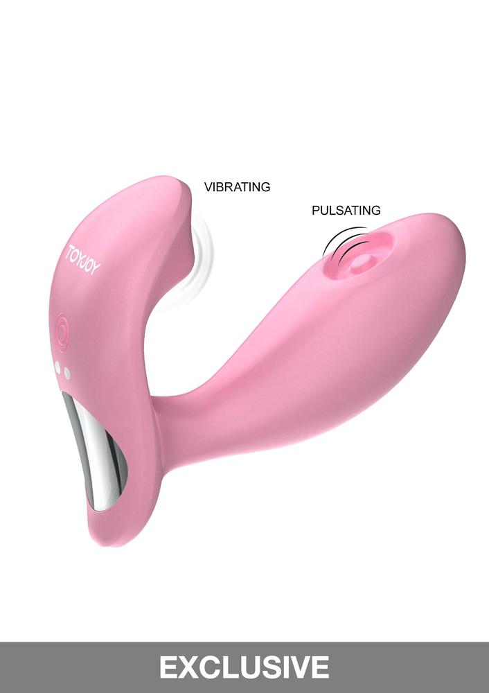 ToyJoy Urban FLAMENGO - Pulsating G-spot Vibrator PINK - 69