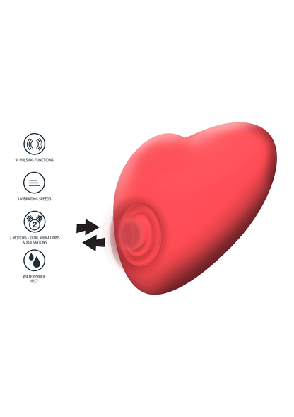 Xocoon Heartbeat Pulsating Stimulator RED - 105