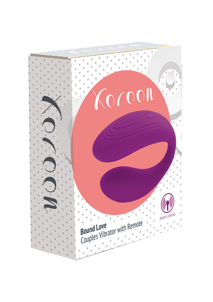 Xocoon Bound Love Couples Vibrator PURPLE - 3