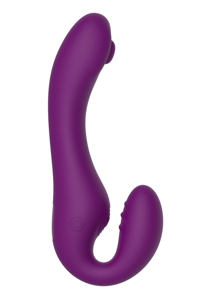 Xocoon Strapless Strap-On Pulse Vibe PURPLE - 4