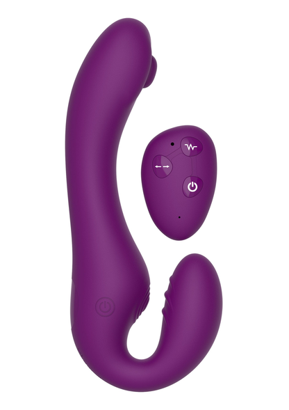 Xocoon Strapless Strap-On Pulse Vibe PURPLE - 5