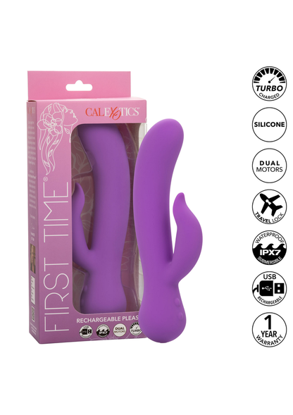 CalExotics First Time Rechargeable Pleaser PURPLE - 1