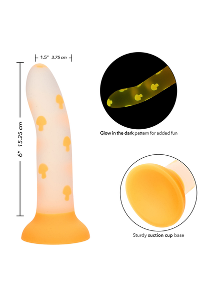 CalExotics Glow In The Dark Stick Mushroom GLOW - 1