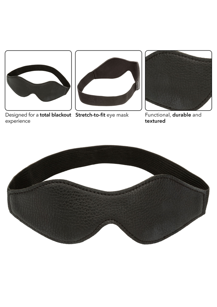 CalExotics Nocturnal Collection Eye Mask BLACK - 1