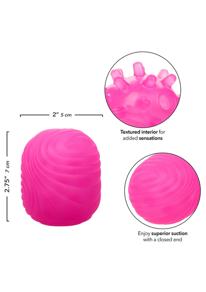 CalExotics Pop Sock Textured PINK - 1