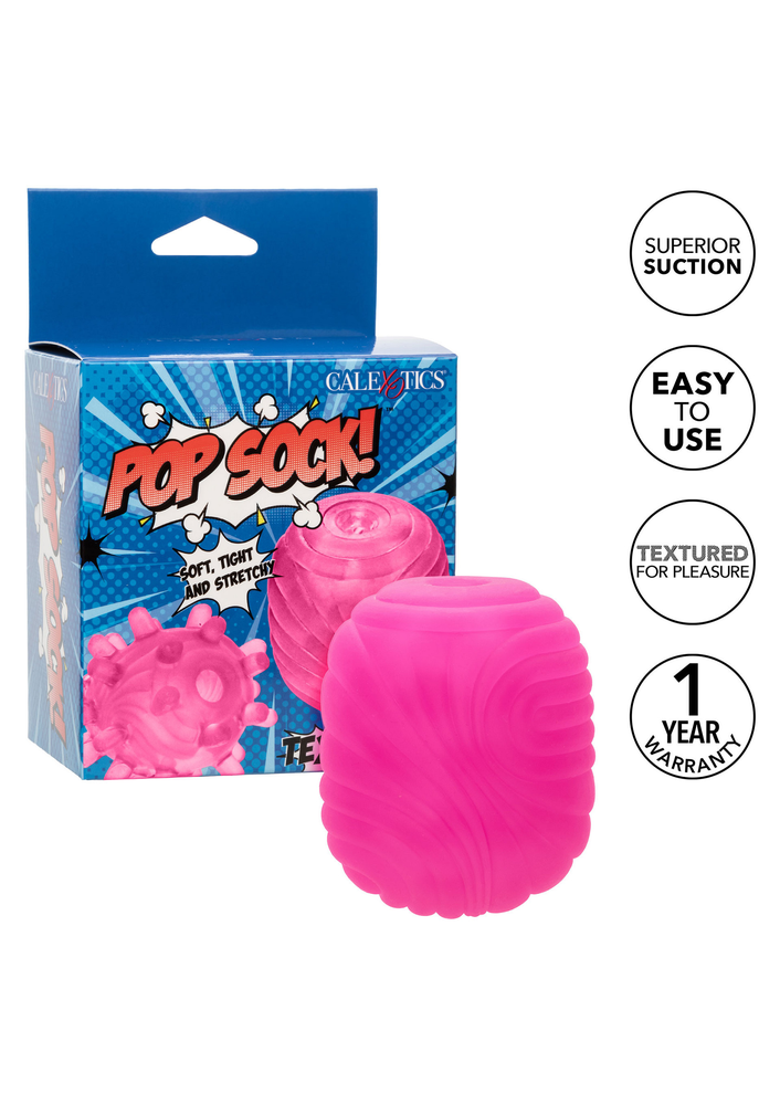 CalExotics Pop Sock Textured PINK - 8