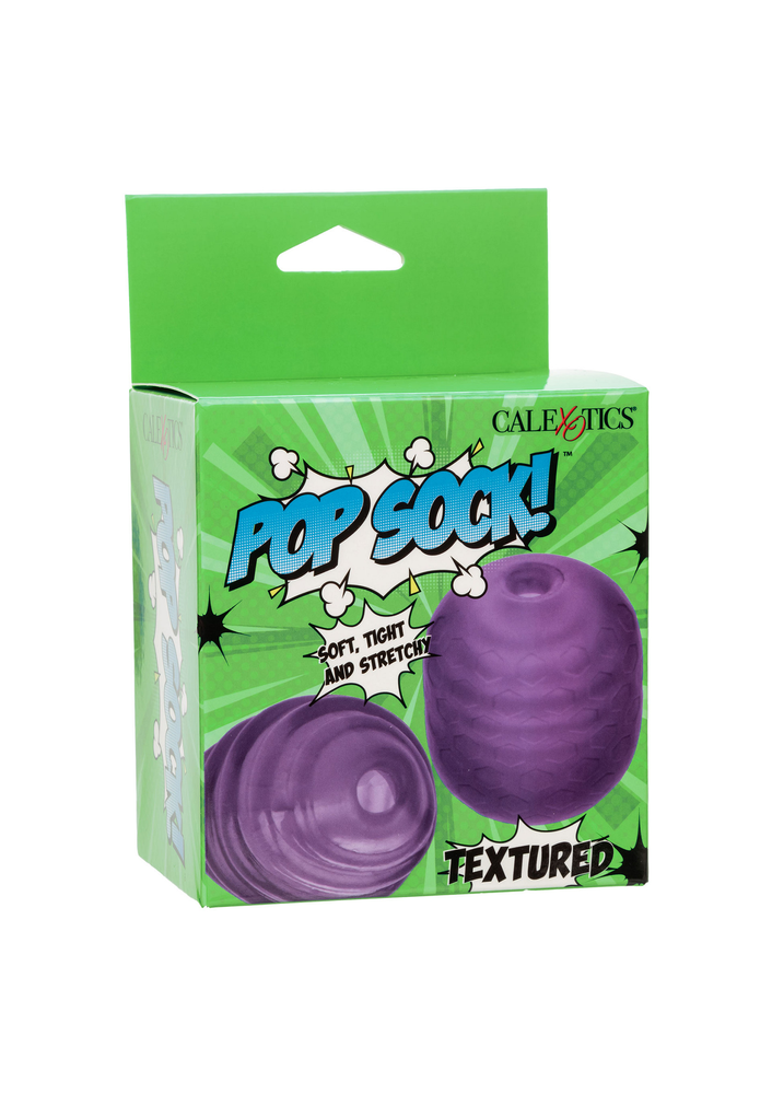 CalExotics Pop Sock Textured PURPLE - 1