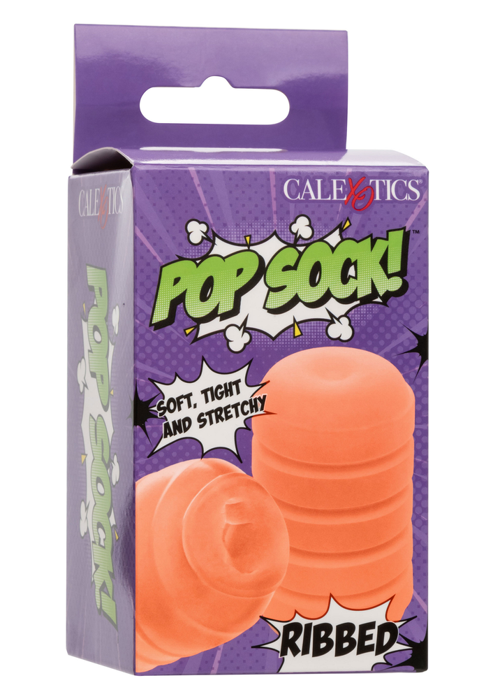 CalExotics Pop Sock Ribbed ORANGE - 2