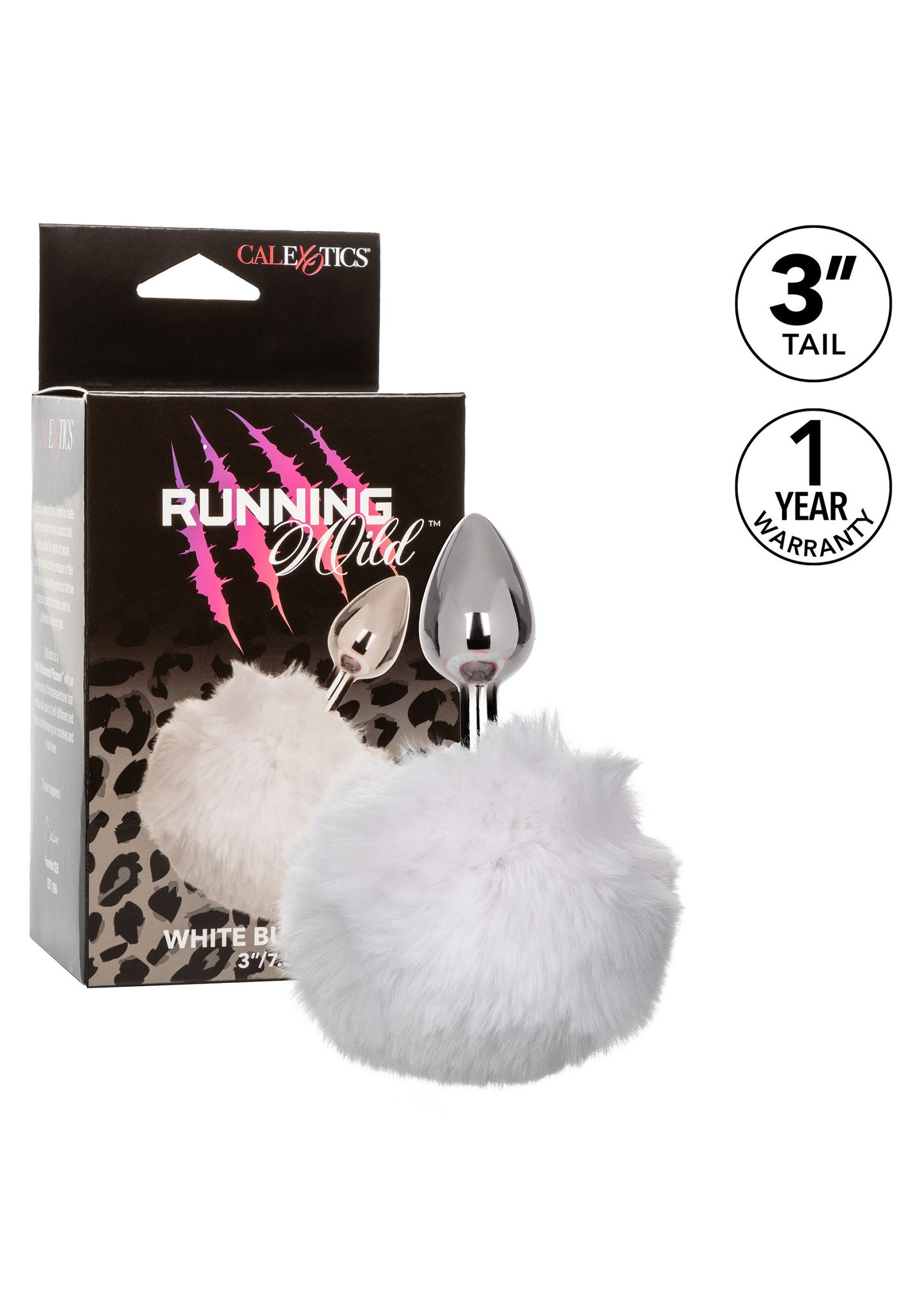 CalExotics Running Wild Pink Bunny WHITE - 0