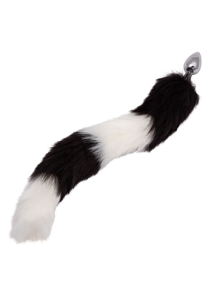 CalExotics Running Wild Black & White Tail BLACK - 3