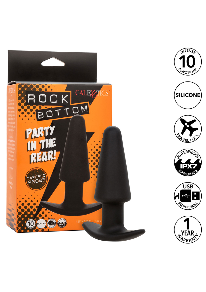 CalExotics Rock Bottom Tapered Probe BLACK - 3