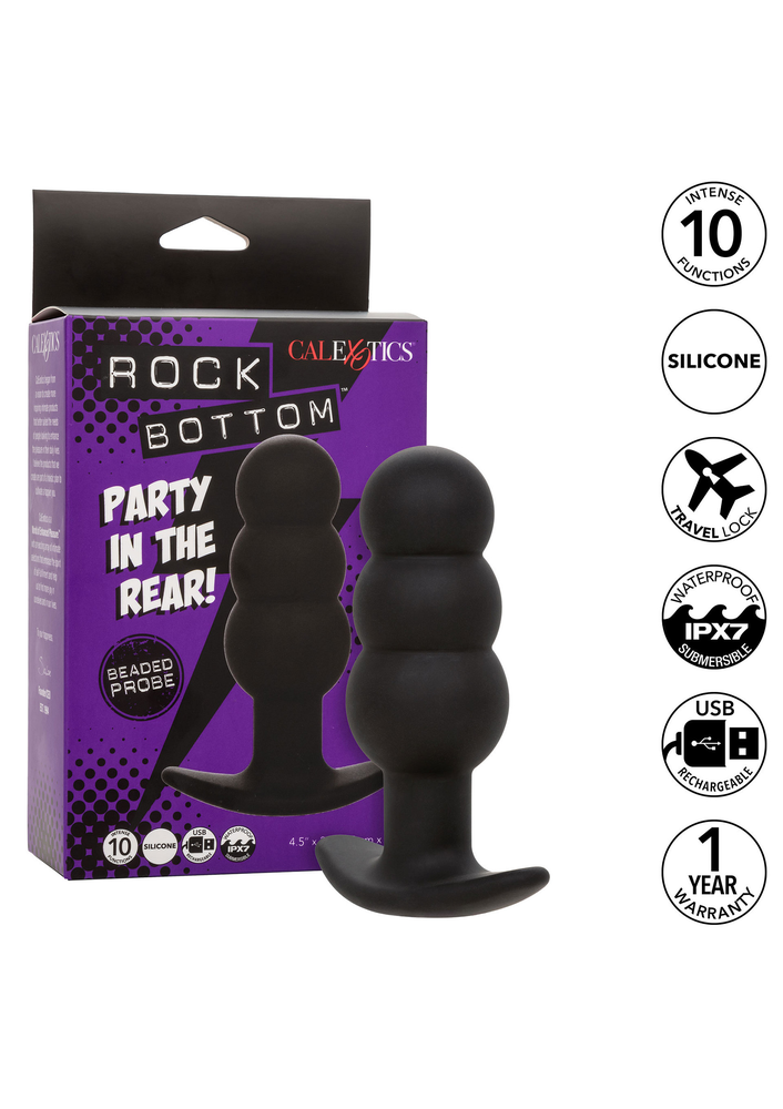 CalExotics Rock Bottom Beaded Probe BLACK - 7