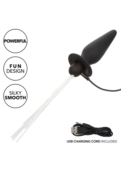 CalExotics Southern Lights Vibrating Light Up Anal Probe BLACK - 7