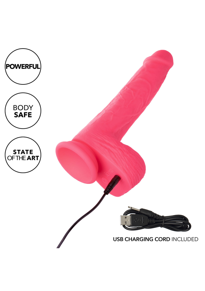 CalExotics Stud Rechargeable Rumbling & Thrusting PINK - 4