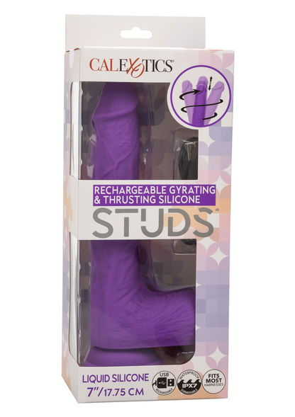 CalExotics Stud Rechargeable Gyrating & Thrusting PURPLE - 5