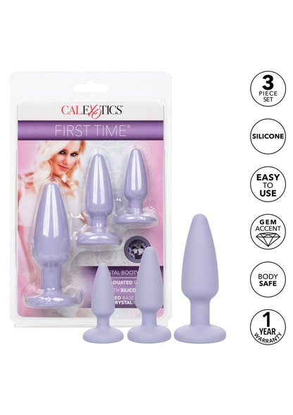 CalExotics First Time Crystal Booty Kit PURPLE - 12