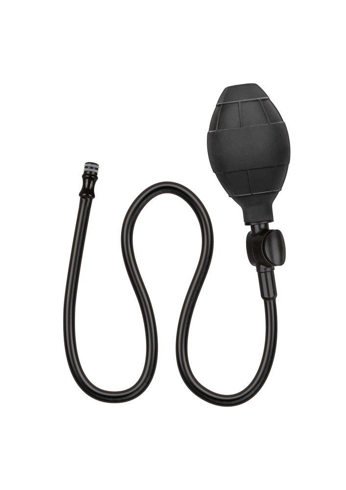 CalExotics Medium Silicone Inflatable Plug BLACK - 4