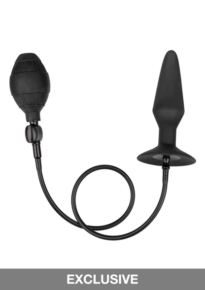 CalExotics Large Silicone Inflatable Plug BLACK - 7