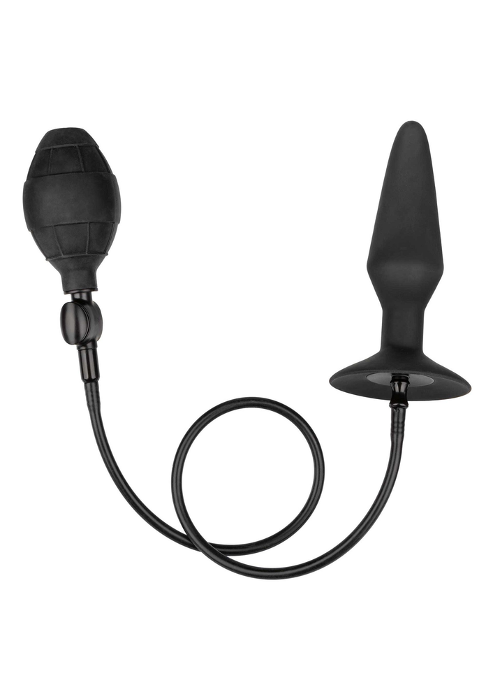 CalExotics Large Silicone Inflatable Plug BLACK - 3