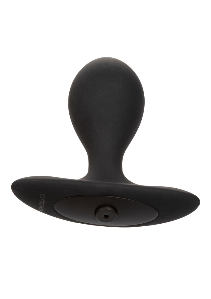 CalExotics Weighted Silicone Inflatable Plug BLACK - 0