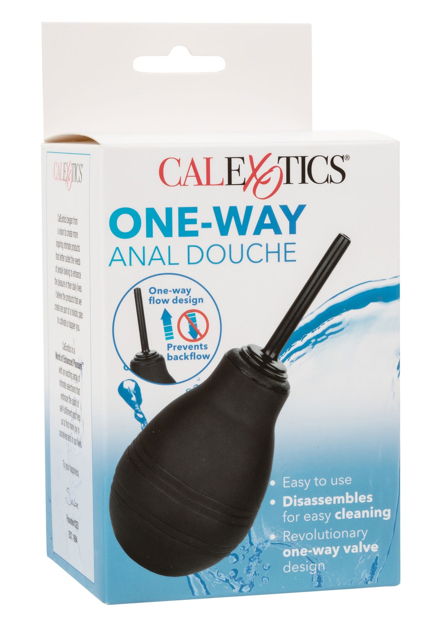 CalExotics Water Systems One-Way Anal Douche BLACK - 116