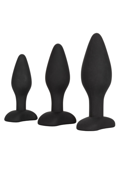 CalExotics Silicone Anal Exerciser Kit BLACK - 7