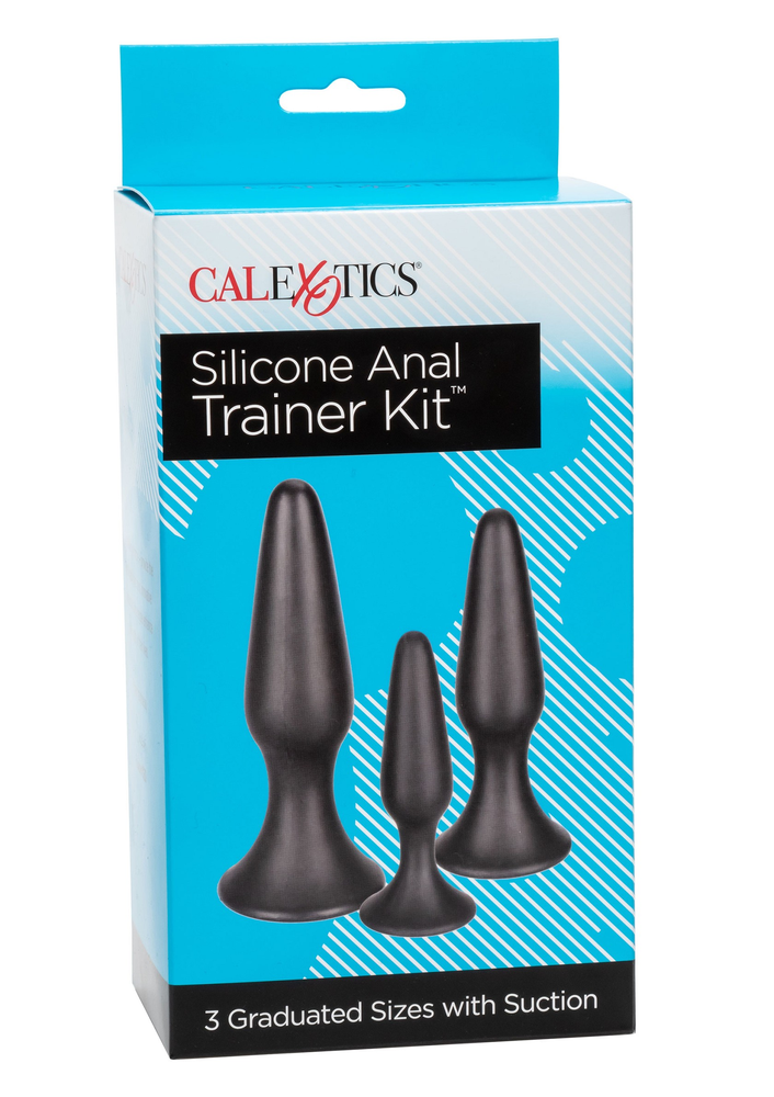 CalExotics Silicone Anal Trainer Kit BLACK - 4