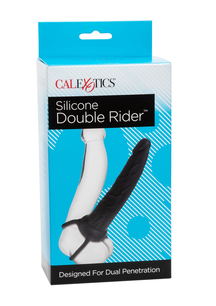 CalExotics Silicone Double Rider BLACK - 0