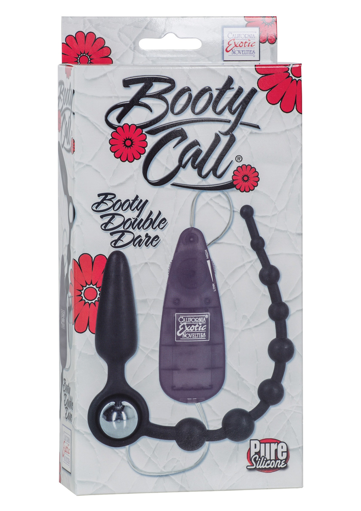 CalExotics Booty Call Booty Double Dare BLACK - 0