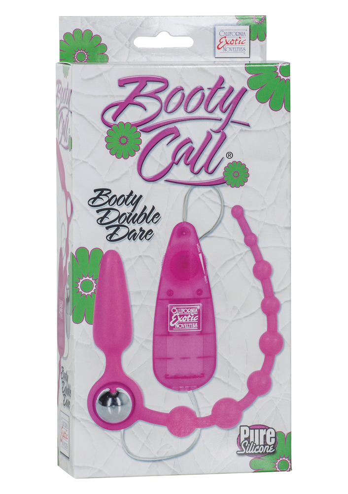 CalExotics Booty Call Booty Double Dare PINK - 0