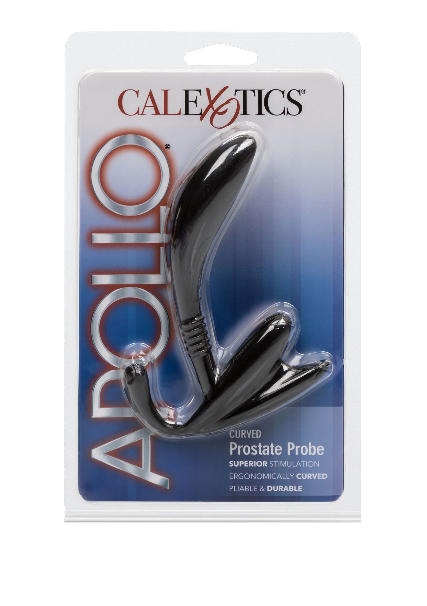 CalExotics Apollo Curved Prostate Probe BLACK - 0