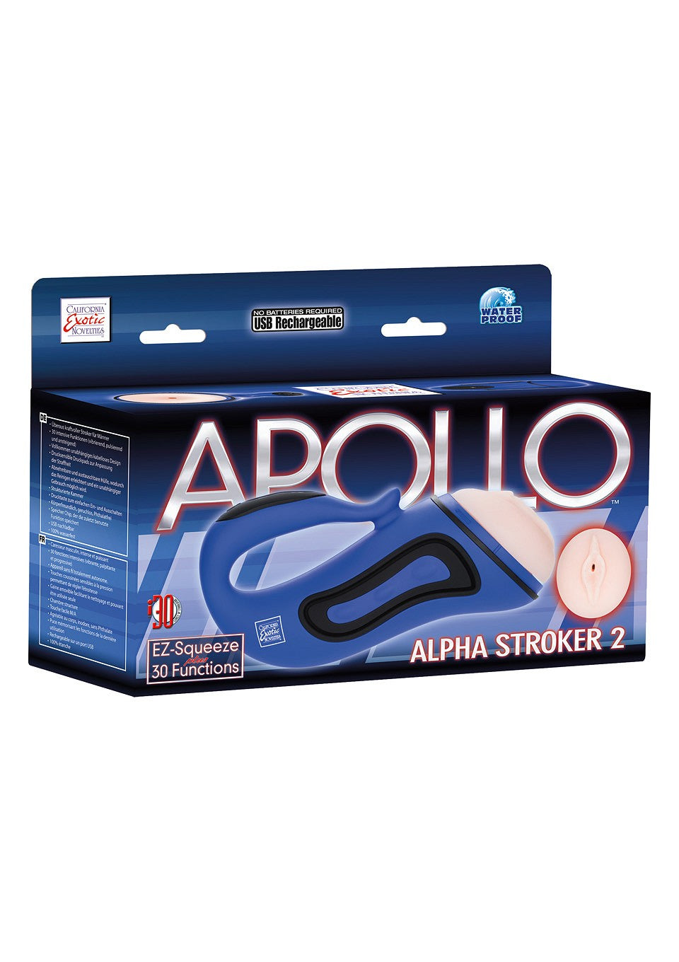 CalExotics Apollo Alpha Stroker 2 BLUE - 1