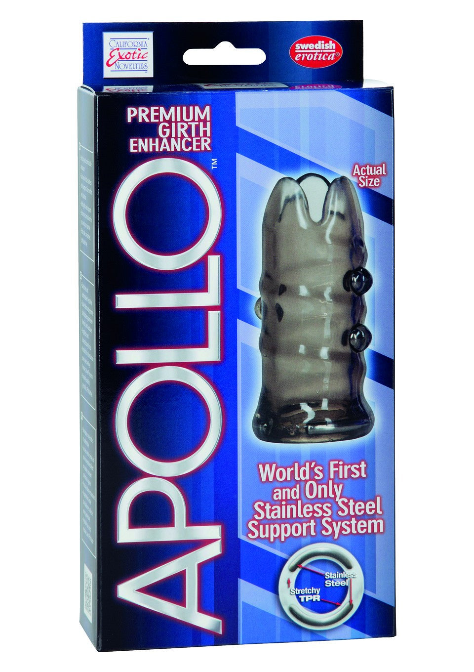 CalExotics Apollo Premium Girth Enhancer GREY - 1