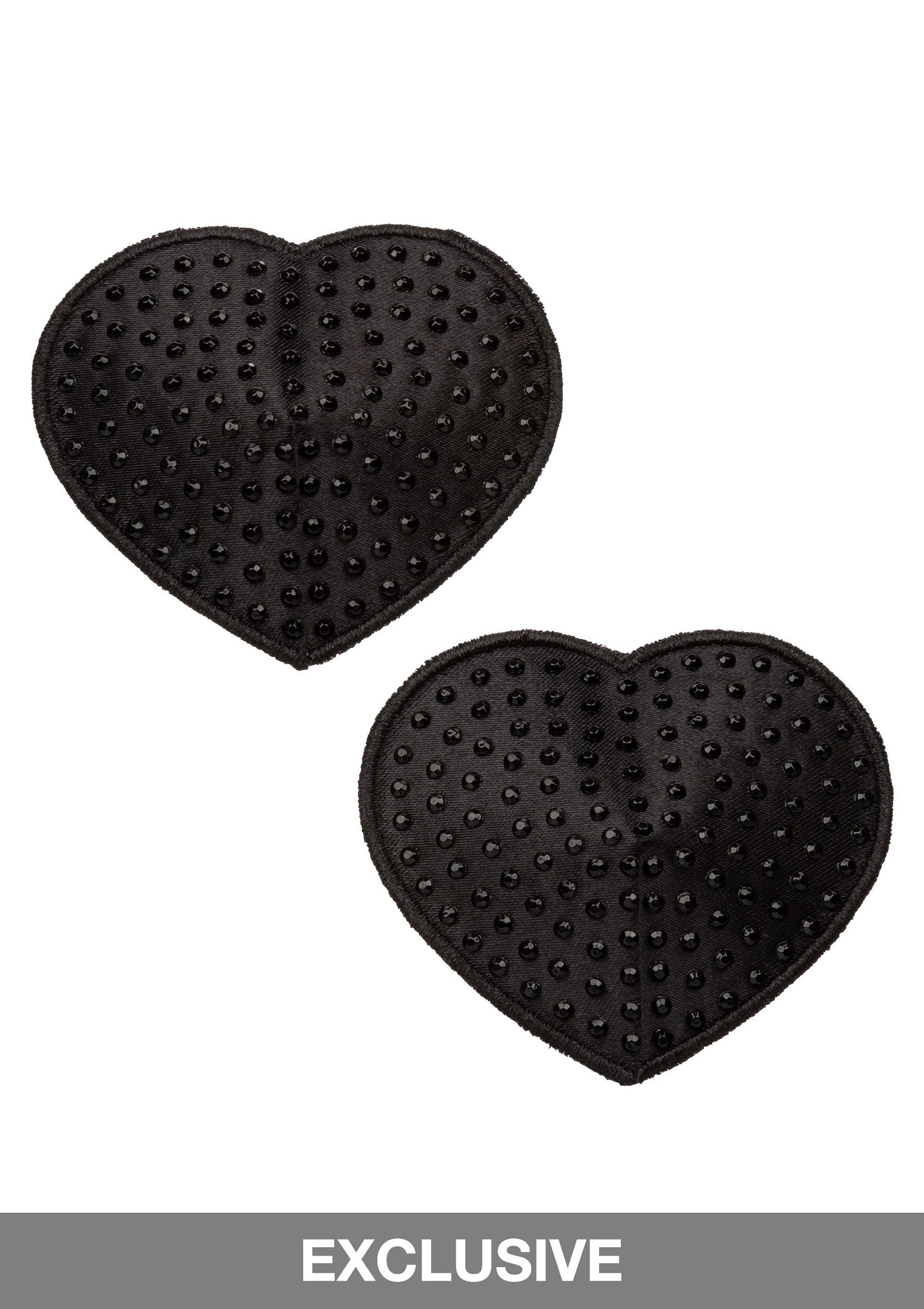 CalExotics Radiance Heart Pasties BLACK - 2