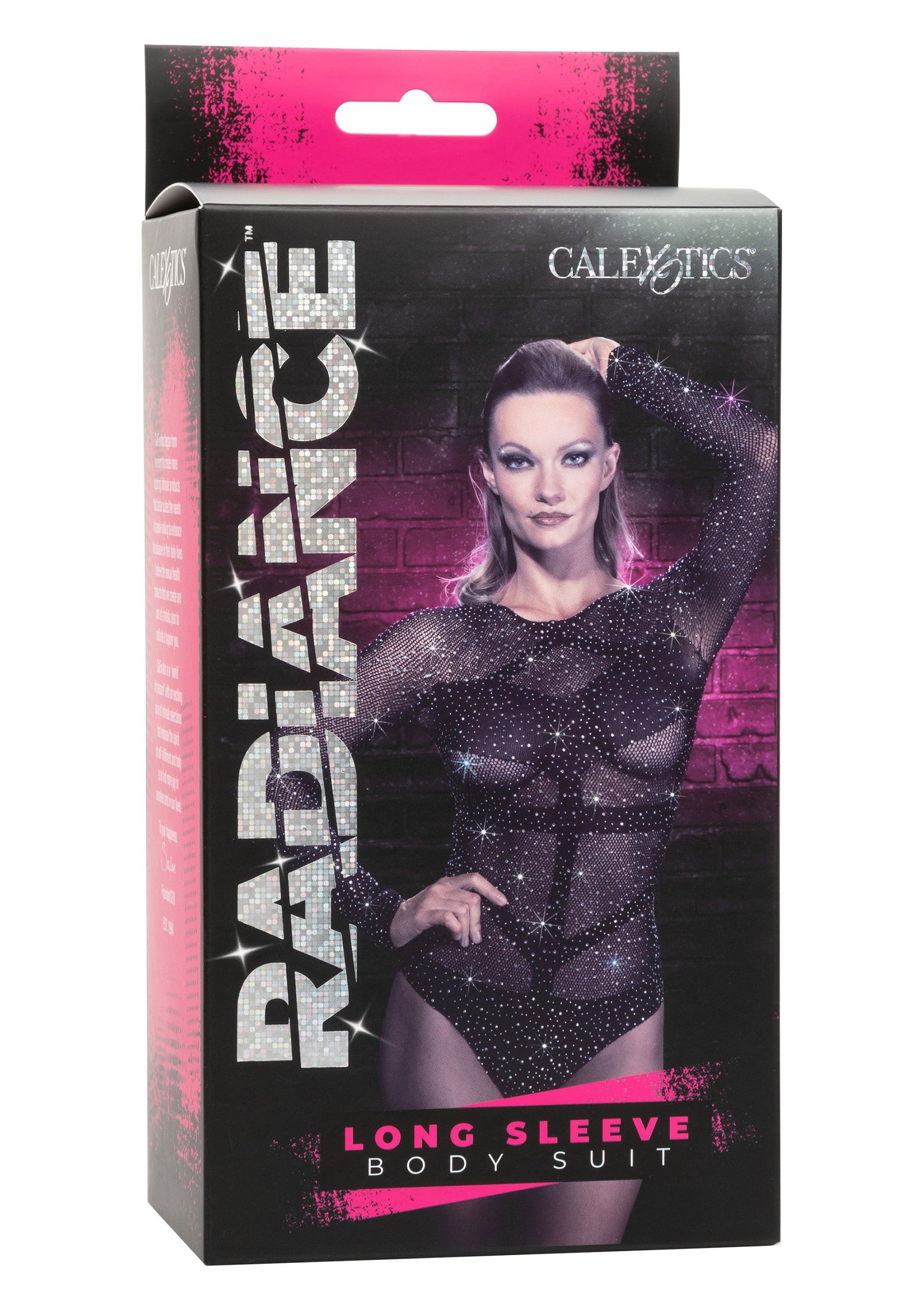 CalExotics Radiance Long Sleeve Body Suit BLACK O/S - 0