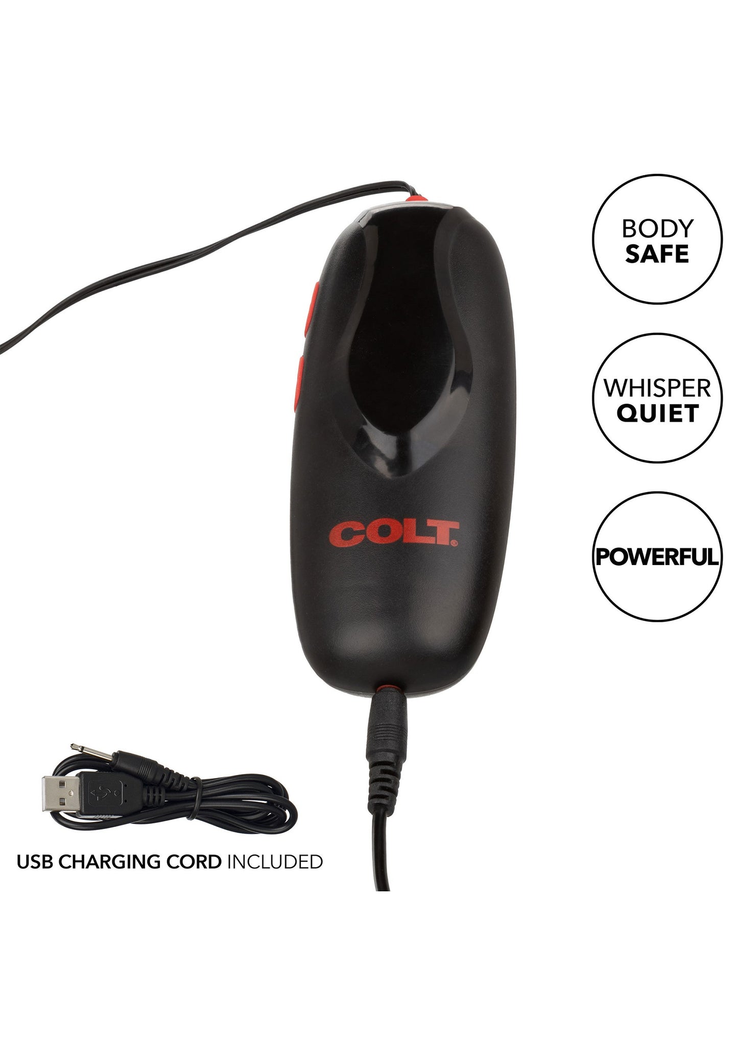 CalExotics COLT Rechargeable Turbo Bullet BLACK - 5