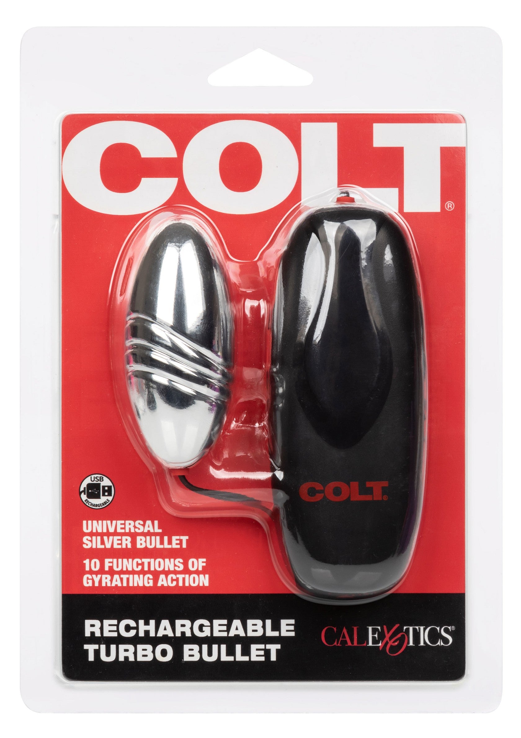 CalExotics COLT Rechargeable Turbo Bullet BLACK - 1