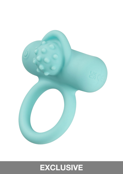 CalExotics Silicone Rechargeable Nubby Lover’s Delight AQUA - 7